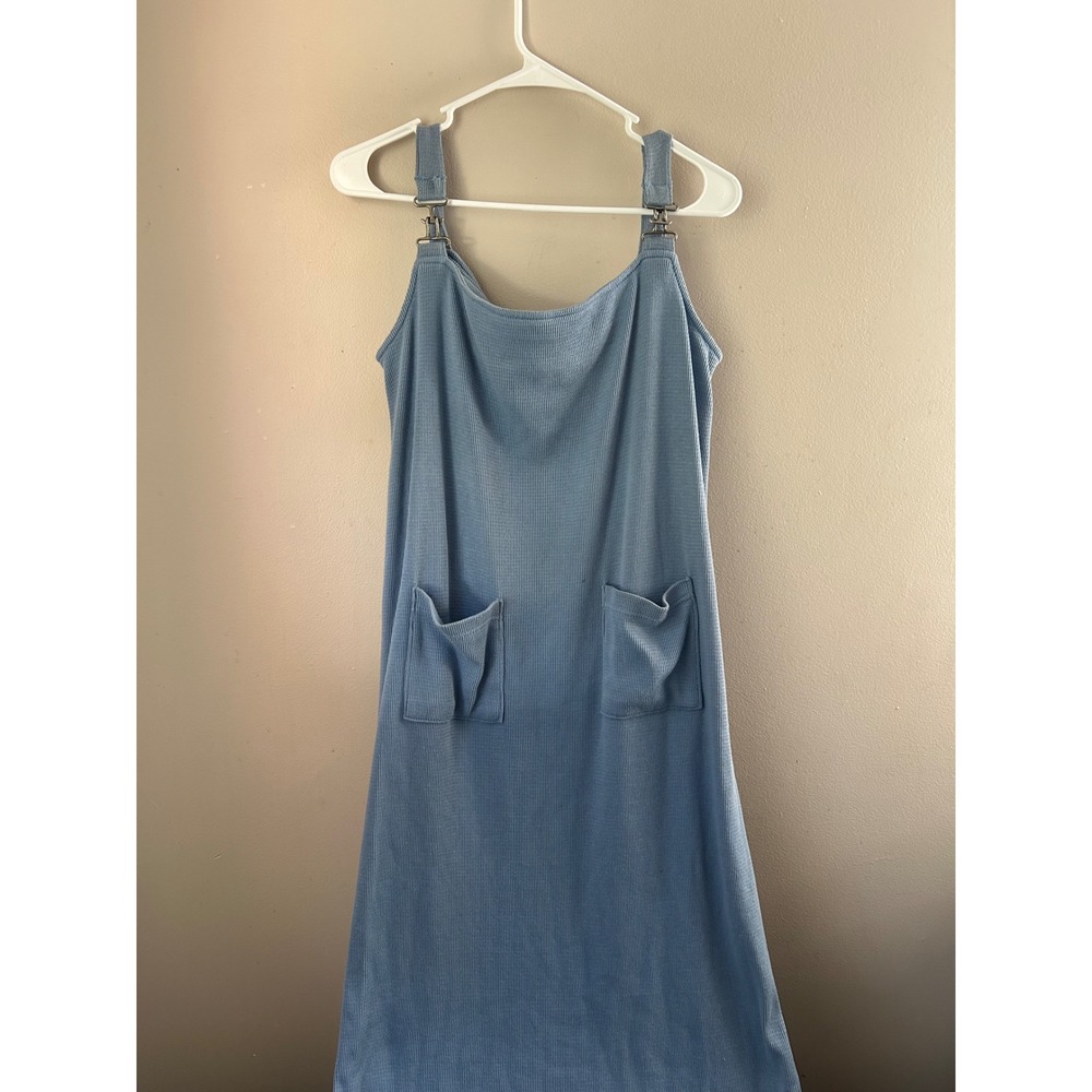 Vintage Claudia D. Jumper Women's M/M Blue‎ Ribbed Knit Normcore 90s Retro
